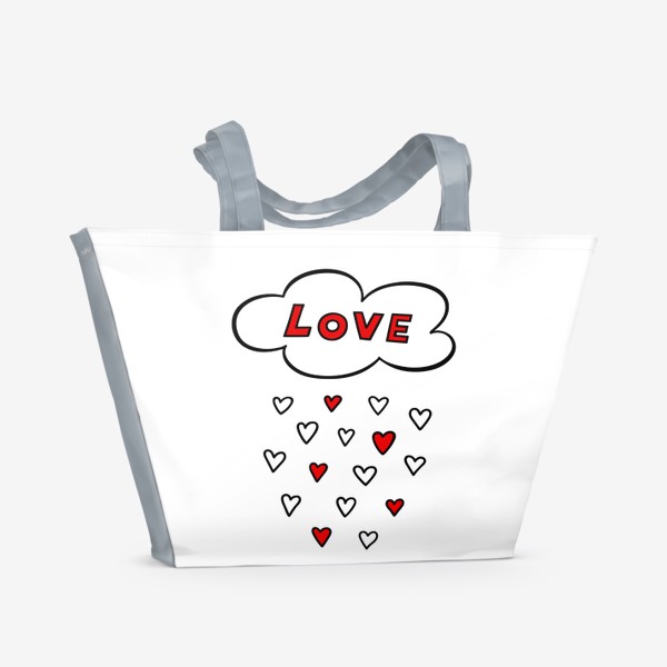 Пляжная сумка «Облако - любовь»