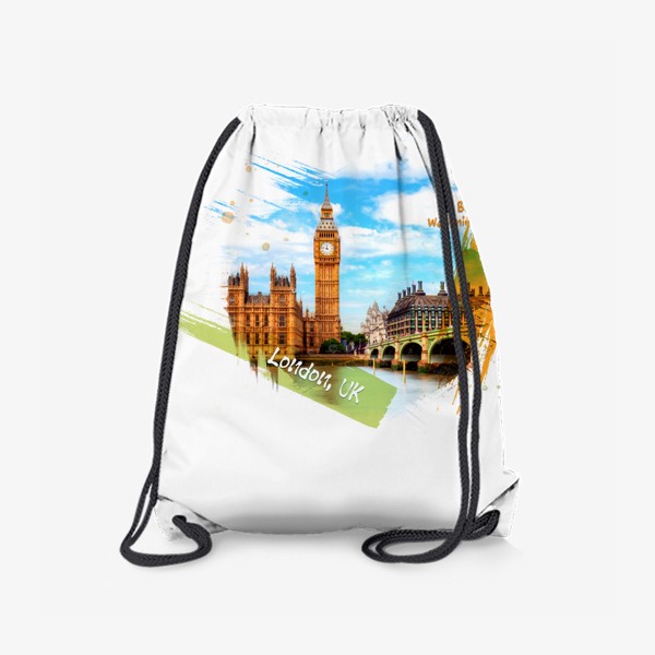 Рюкзак «Туризм. Англия. Лондон. Биг-бен.»