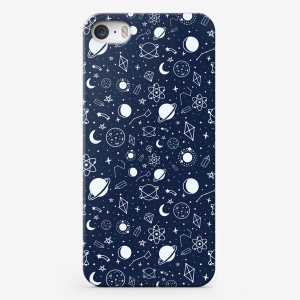 Чехол iPhone «Космос, планеты, созвездия, звезды »