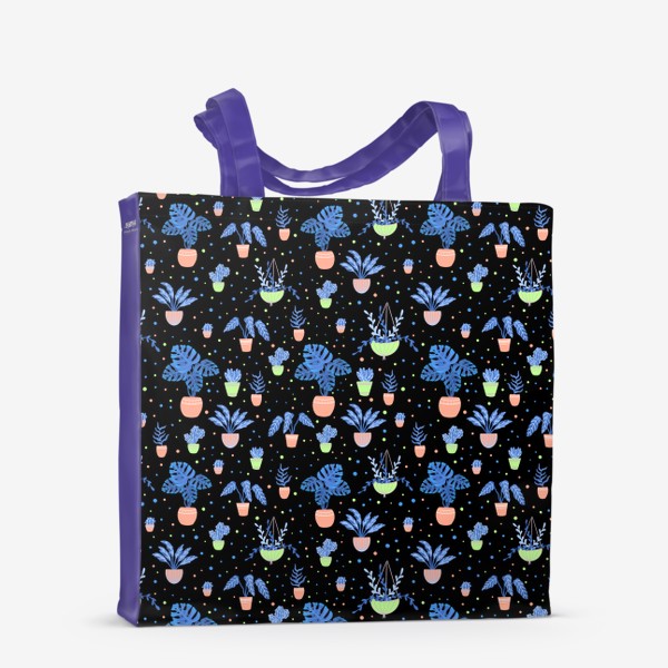 Сумка-шоппер «Комнатные цветы/кактусы»