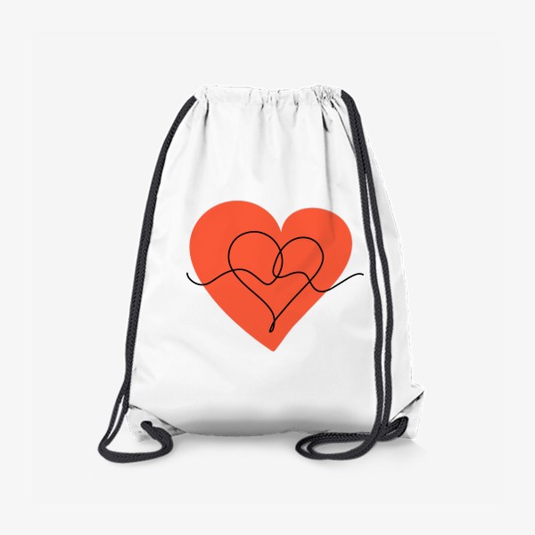 Рюкзак «Line art heart»