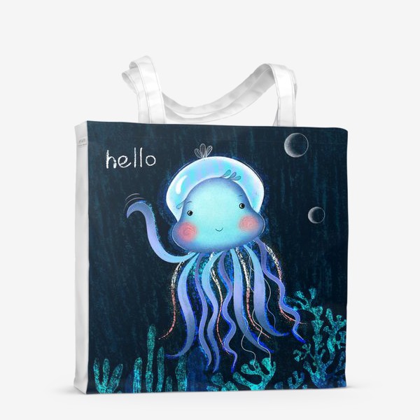 Сумка-шоппер «Дружелюбная медуза»
