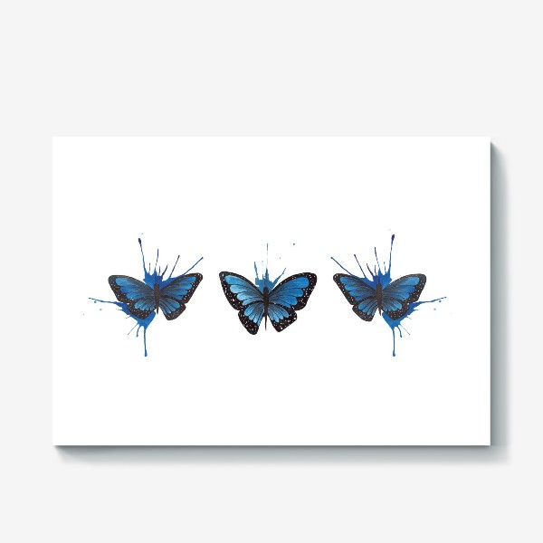 Холст «Тропические бабочки»