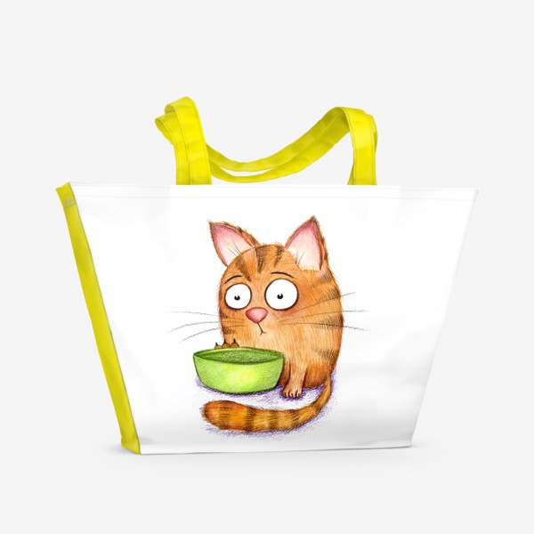 Пляжная сумка «Кот, познавший суть бытия :)»