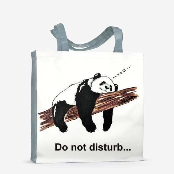 Сумка-шоппер «Панда не беспокоить »