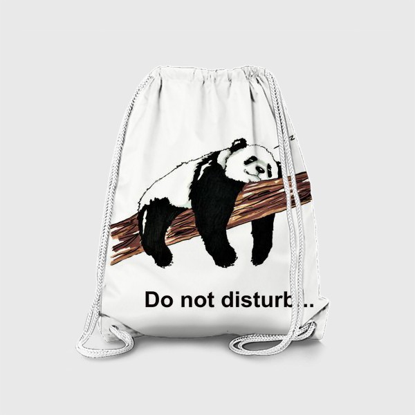 Рюкзак «Панда не беспокоить »