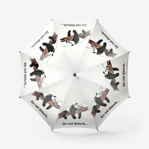 Зонт «Панда не беспокоить »