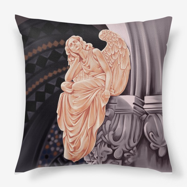 Подушка «Скульптура ангела»