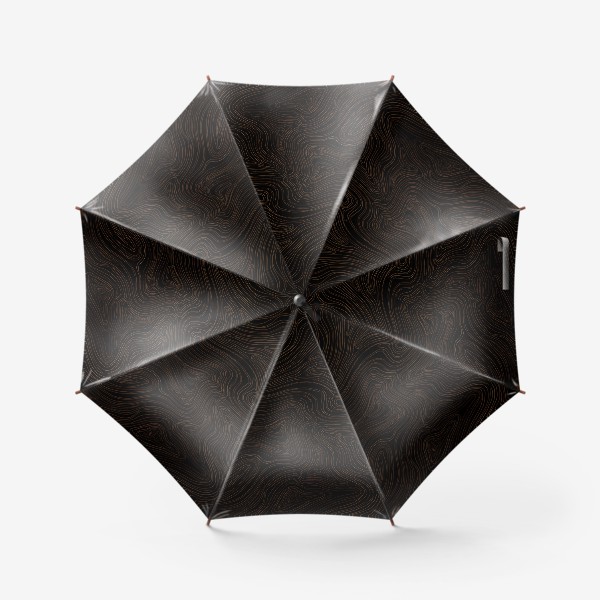 Зонт «Абстракция на чёрном»