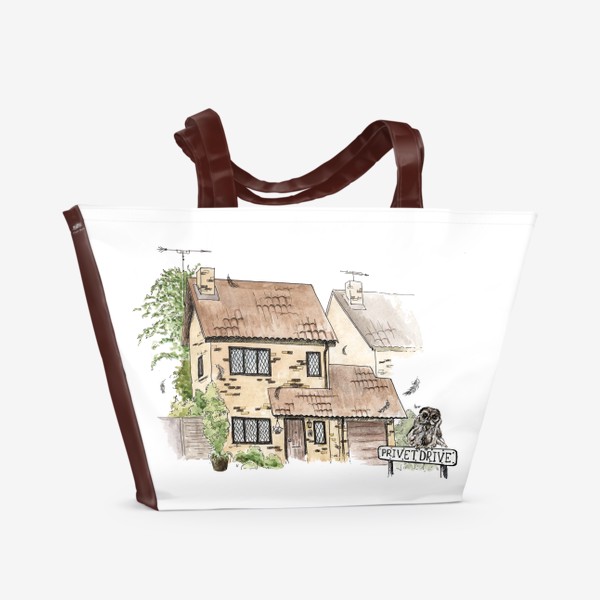 Пляжная сумка «Тисовая улица дом 4  Гарри Поттер»