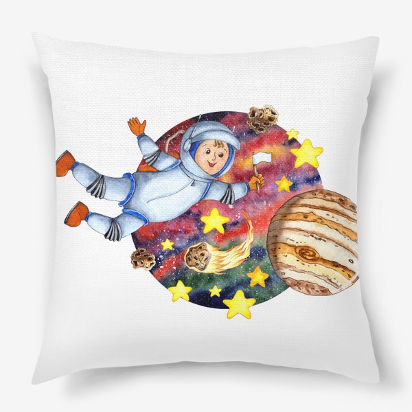 Подушка «Космонавт в космосе»