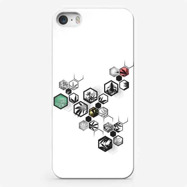 Чехол iPhone «Original Weed Hexagon»