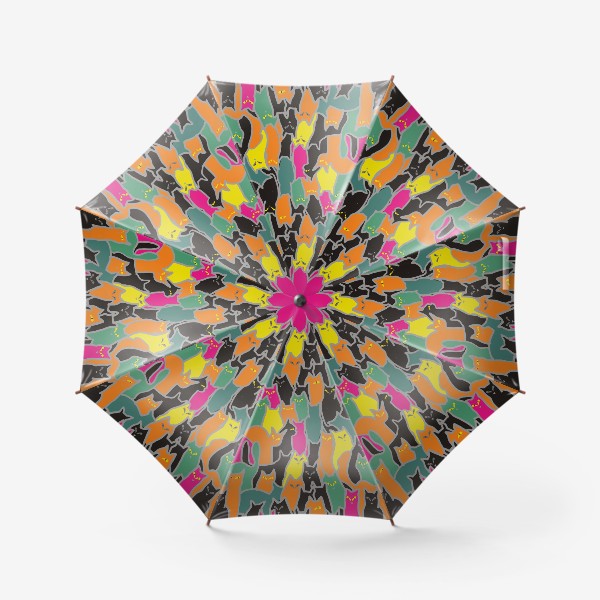 Зонт «Цветная котовасия»