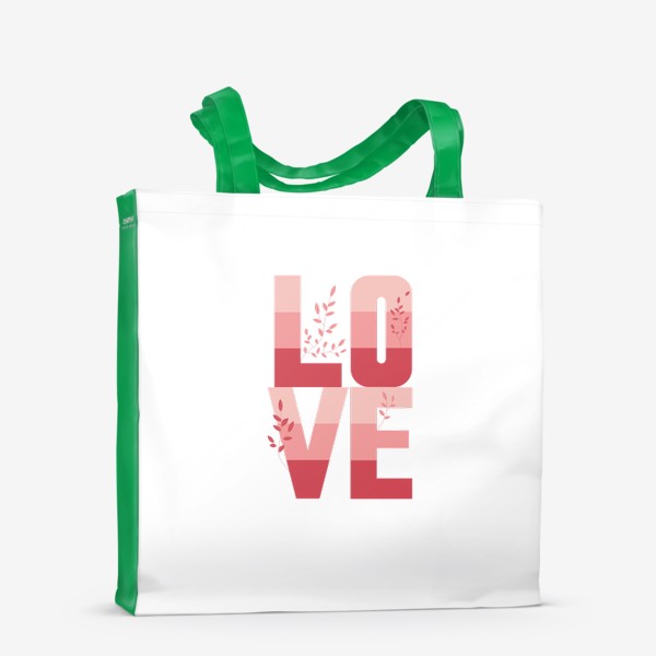 Сумка-шоппер «Надпись LOVE»
