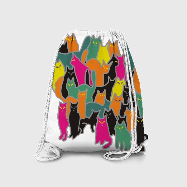 Рюкзак «Цветная котовасия»