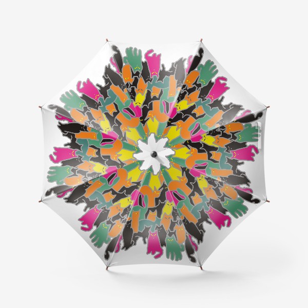 Зонт «Цветная котовасия»