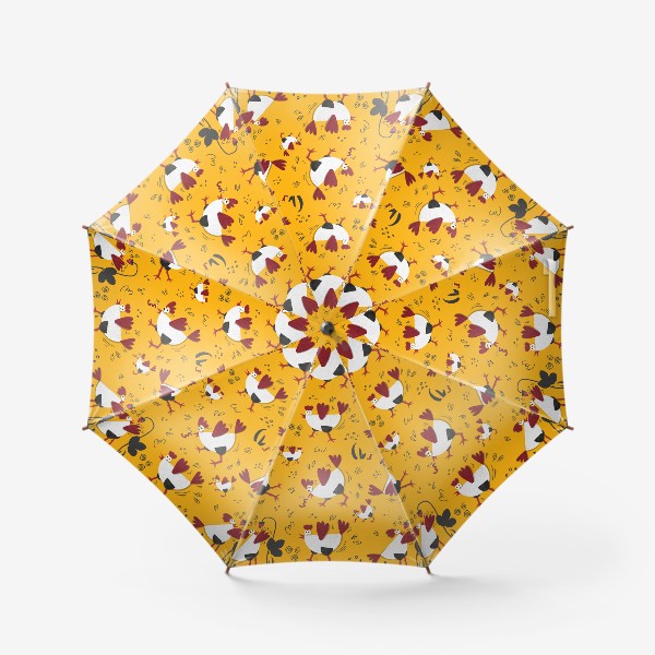 Зонт «Веселые куры»
