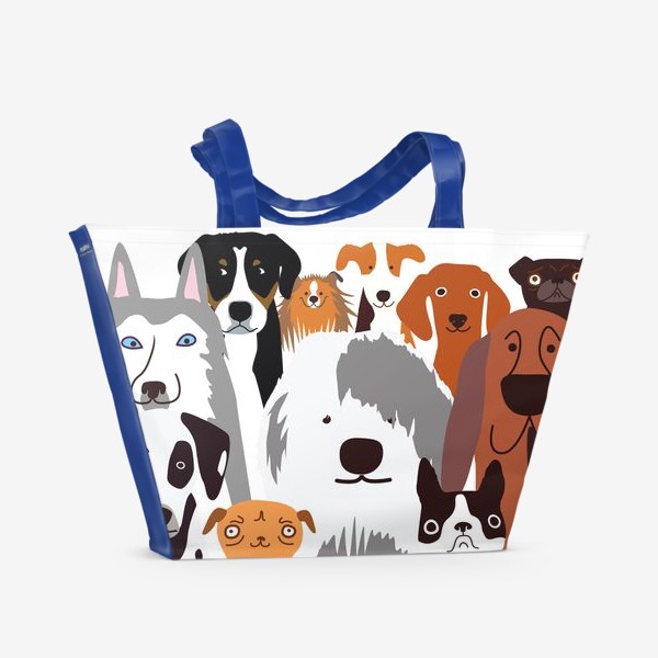 Пляжная сумка «Собаки »