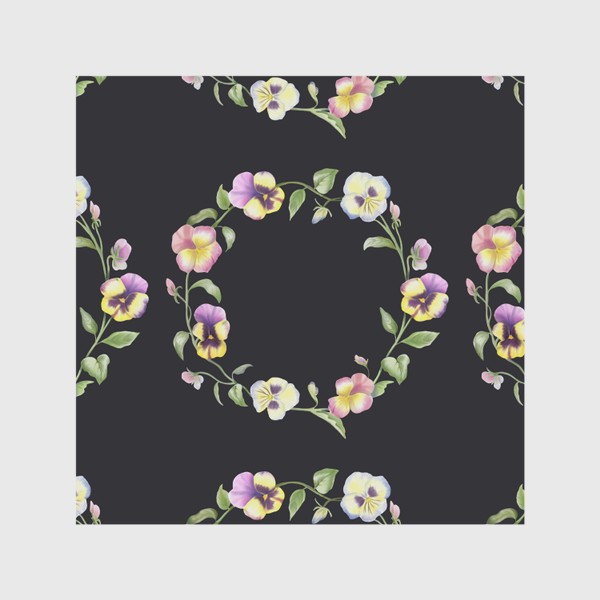 Скатерть «Венок из цветов»