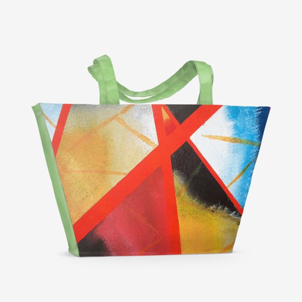 Пляжная сумка «Волшебная геометрия»