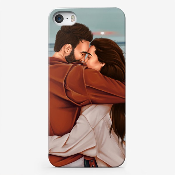 Чехол iPhone «Влюблённые на море»
