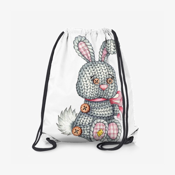 Рюкзак «Вязаная игрушка кролик»