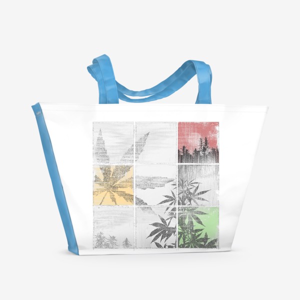 Пляжная сумка «Weed Colors»