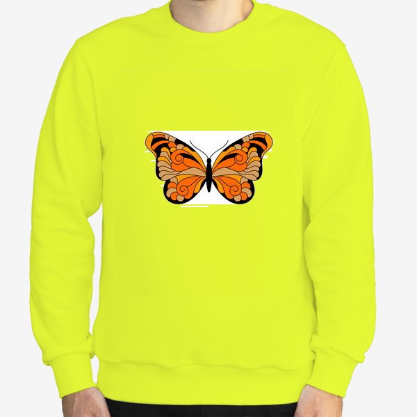 Свитшот «Оранжевая бабочка»