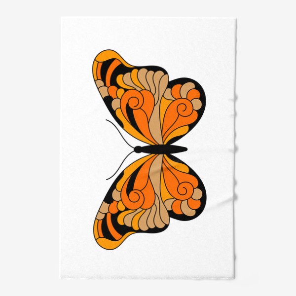 Полотенце «Оранжевая бабочка»