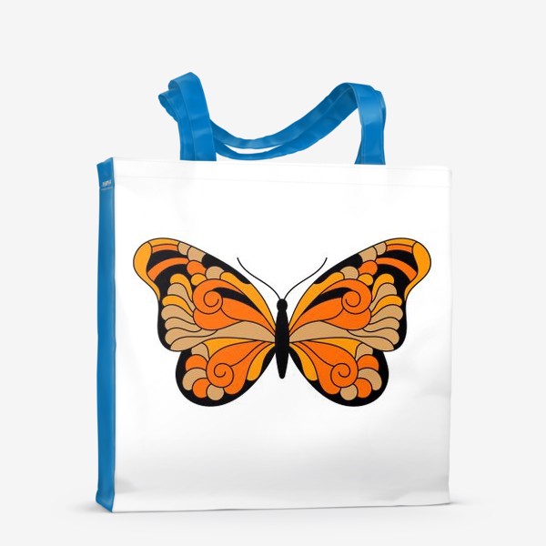 Сумка-шоппер «Оранжевая бабочка»