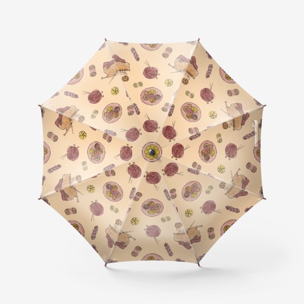 Зонт «Паттерн Вязание»