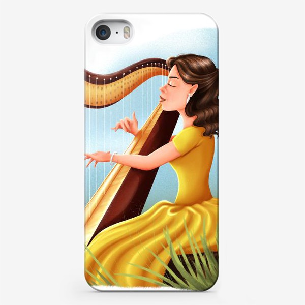 Чехол iPhone «Дева с арфой»