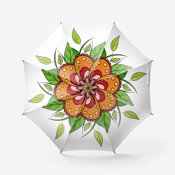 Зонт «Цветочный узор »