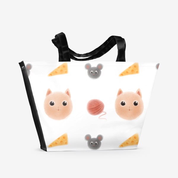 Пляжная сумка «Кошки мышки»
