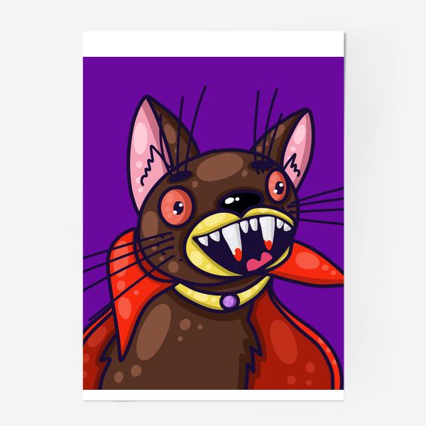 Постер «Вампир кот»