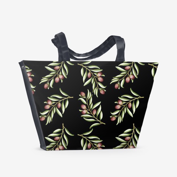 Пляжная сумка «Оливковые веточки »