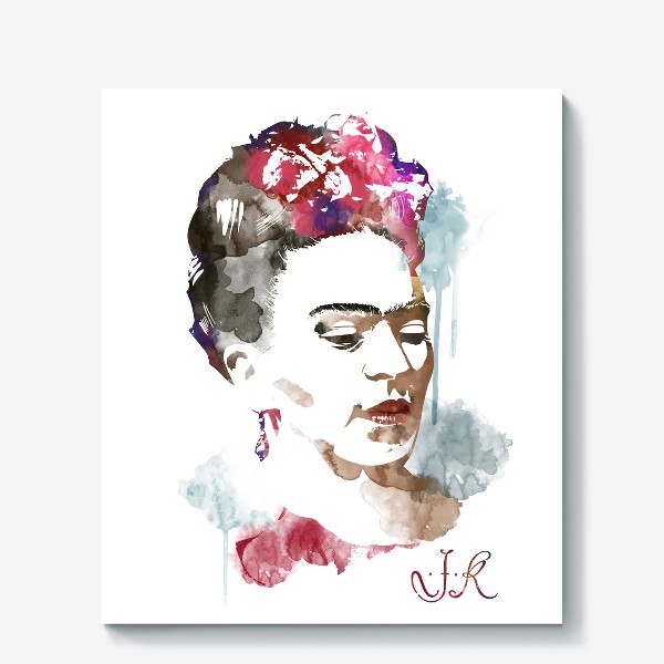 Холст &laquo;Кало Фрида (Kahlo Frida) - мексиканский художник и график&raquo;