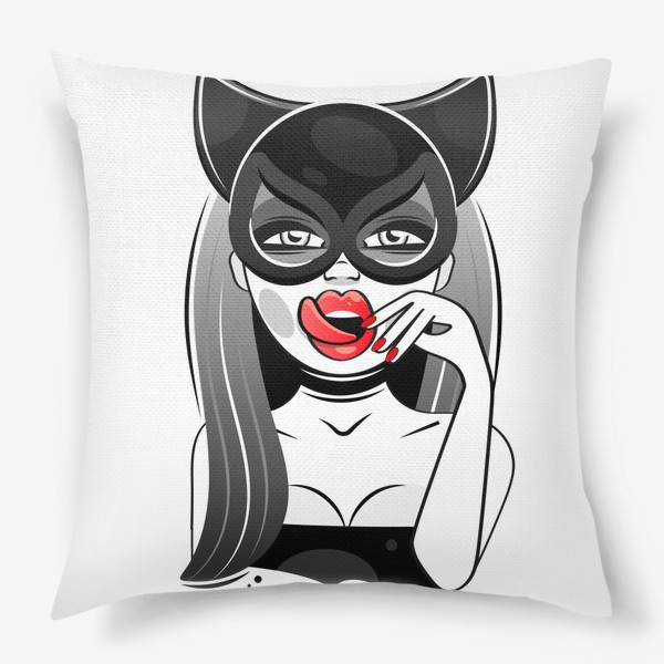 Подушка «Женщина кошка»