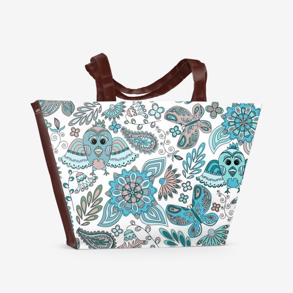 Пляжная сумка «Spring pattern»
