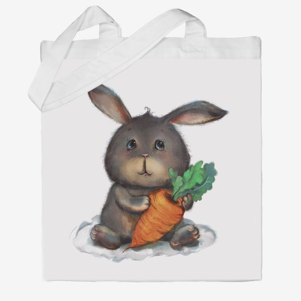 Сумка хб &laquo;Rabbit with carrot&raquo;