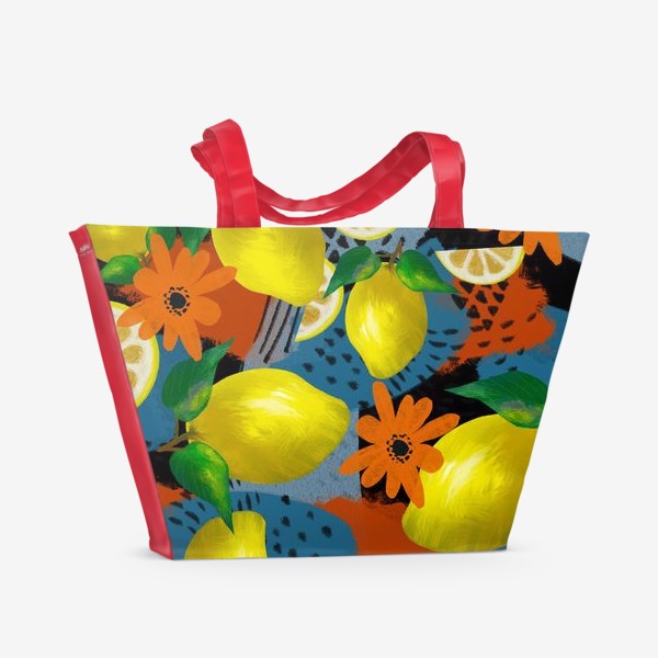 Пляжная сумка «Лимонад»