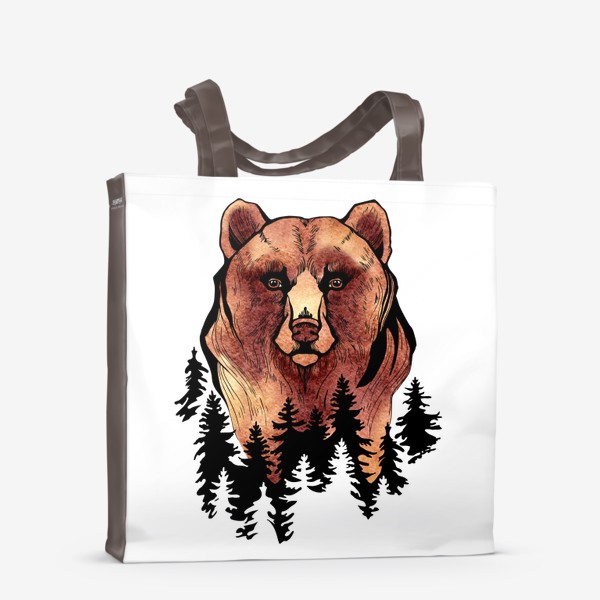 Сумка-шоппер «Бурый медведь»