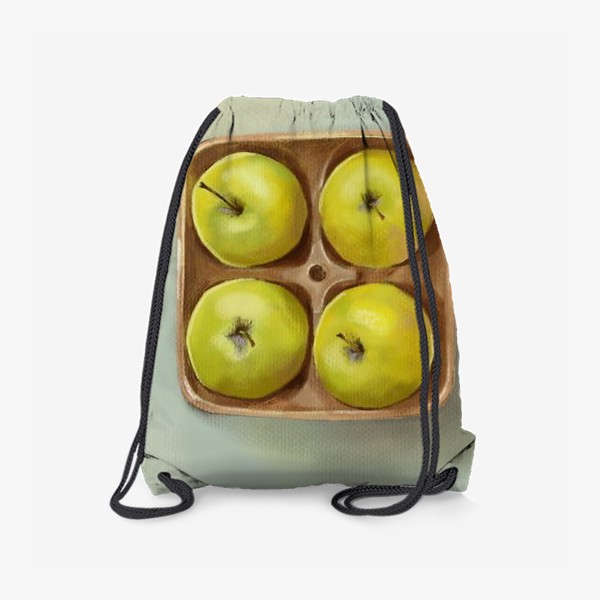 Рюкзак «Зелёные яблоки»