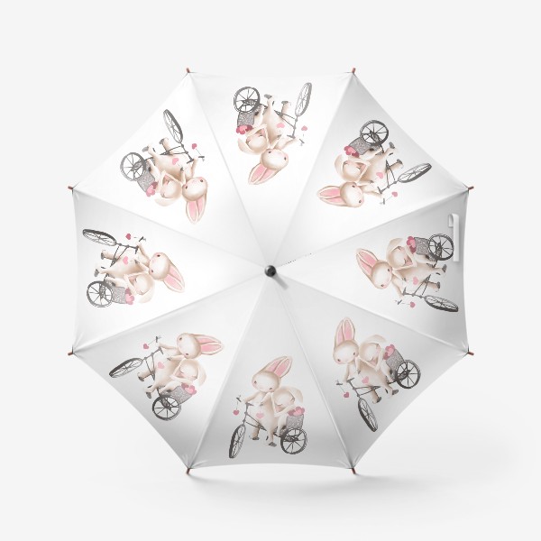 Зонт «Влюбленные зайки»
