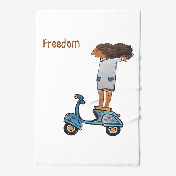 Полотенце «Свободная девушка Freedom»