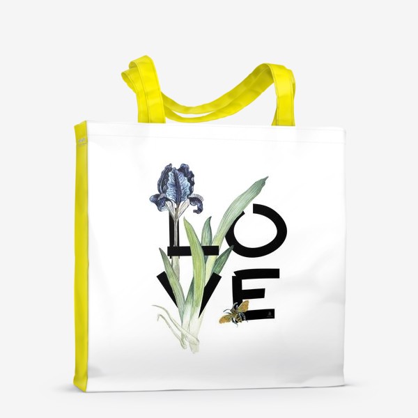 Сумка-шоппер «Любовь с цветком»