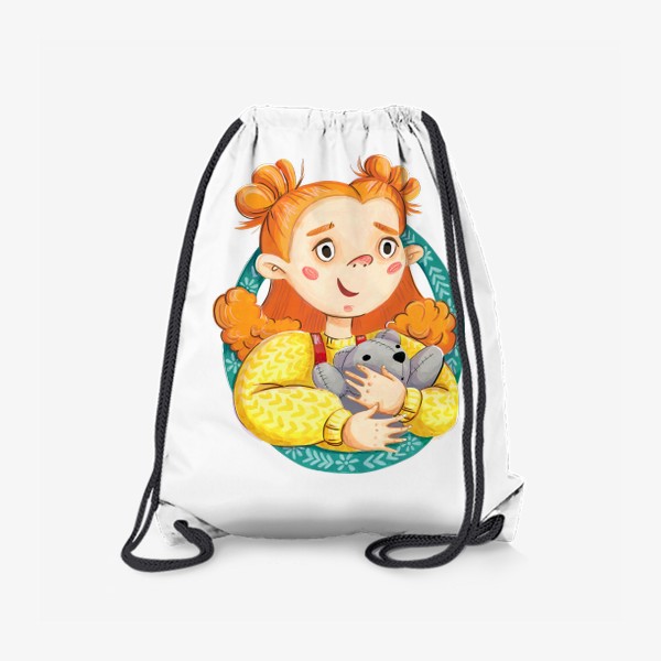 Рюкзак «девочка с мишкой»