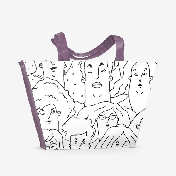 Пляжная сумка «8 марта женщины женский день »