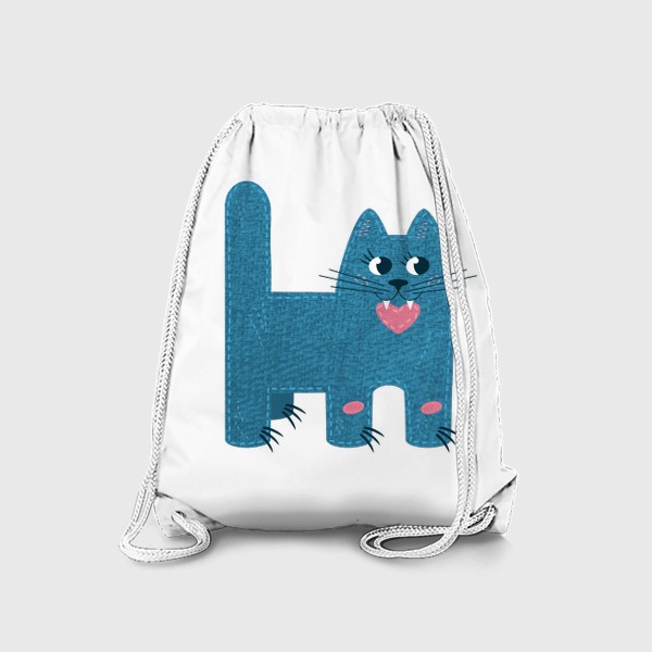 Рюкзак «Кот с сердцем в зубах»
