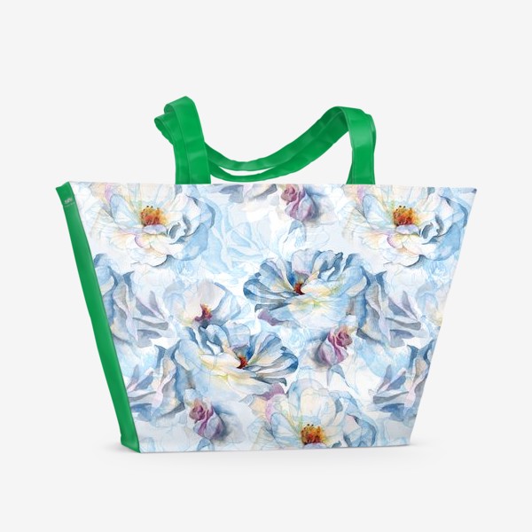 Пляжная сумка «Розы нежность»